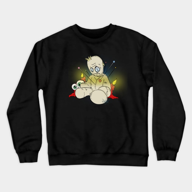 Voodoo Doll Crewneck Sweatshirt by schockgraphics